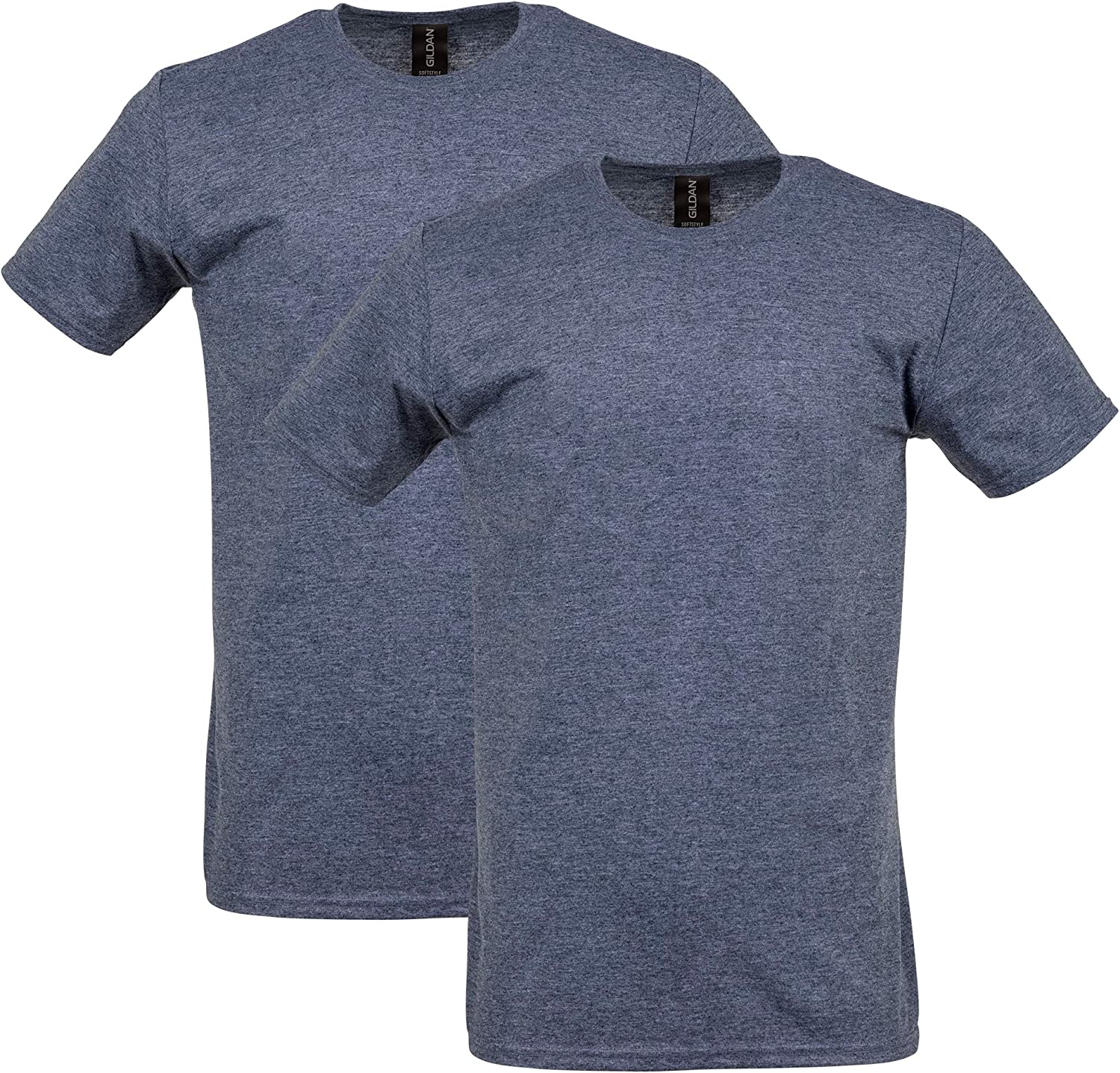 Gildan Men's Softstyle Cotton T-Shirt, Style G64000, 2-Pack - Image 1
